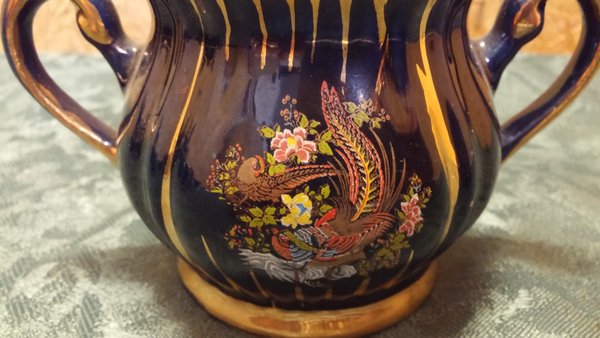 Mocca Service aus Keramik im asiatischem Stil