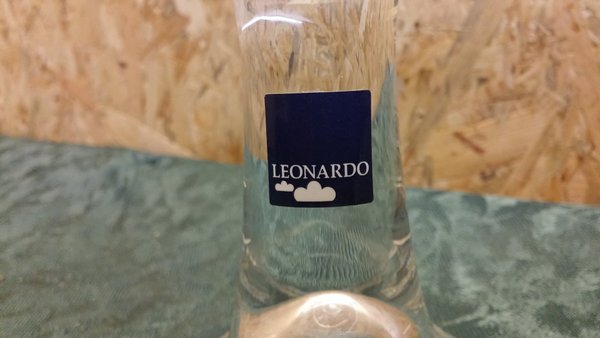 Kerzenständer aus Glas von Leonardo