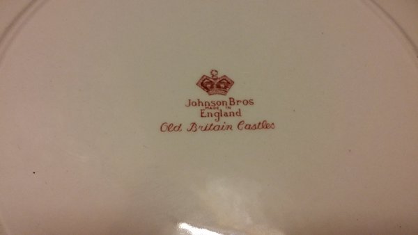 Kuchenplatte/Sandwich Platte mit Griffen von Johnson Bros England